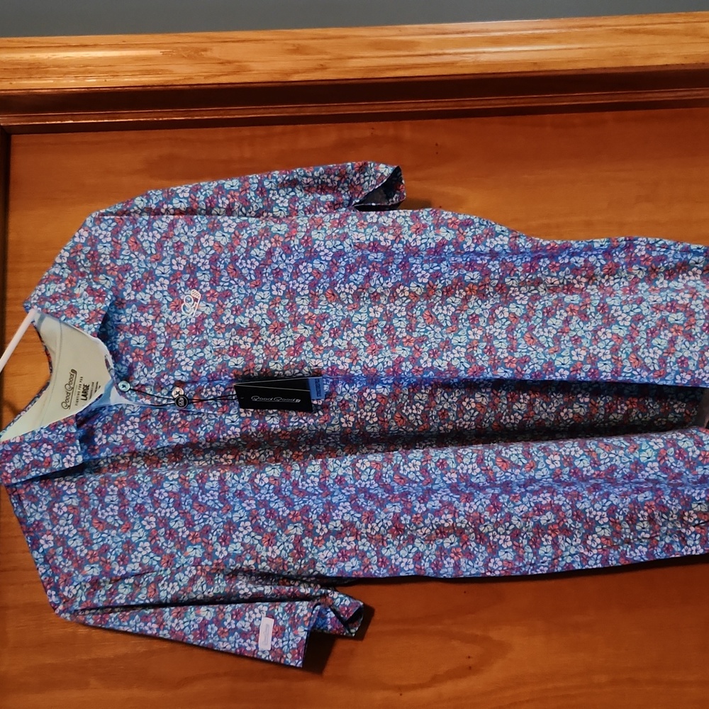 GoodGood men's golf polo and socks.NWT
